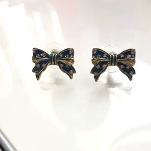 Betsey Johnson Bow Earrings